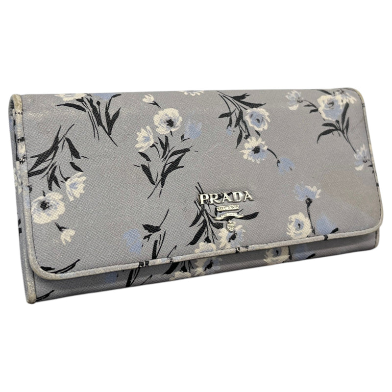 Women's Floral Print Purse Grey