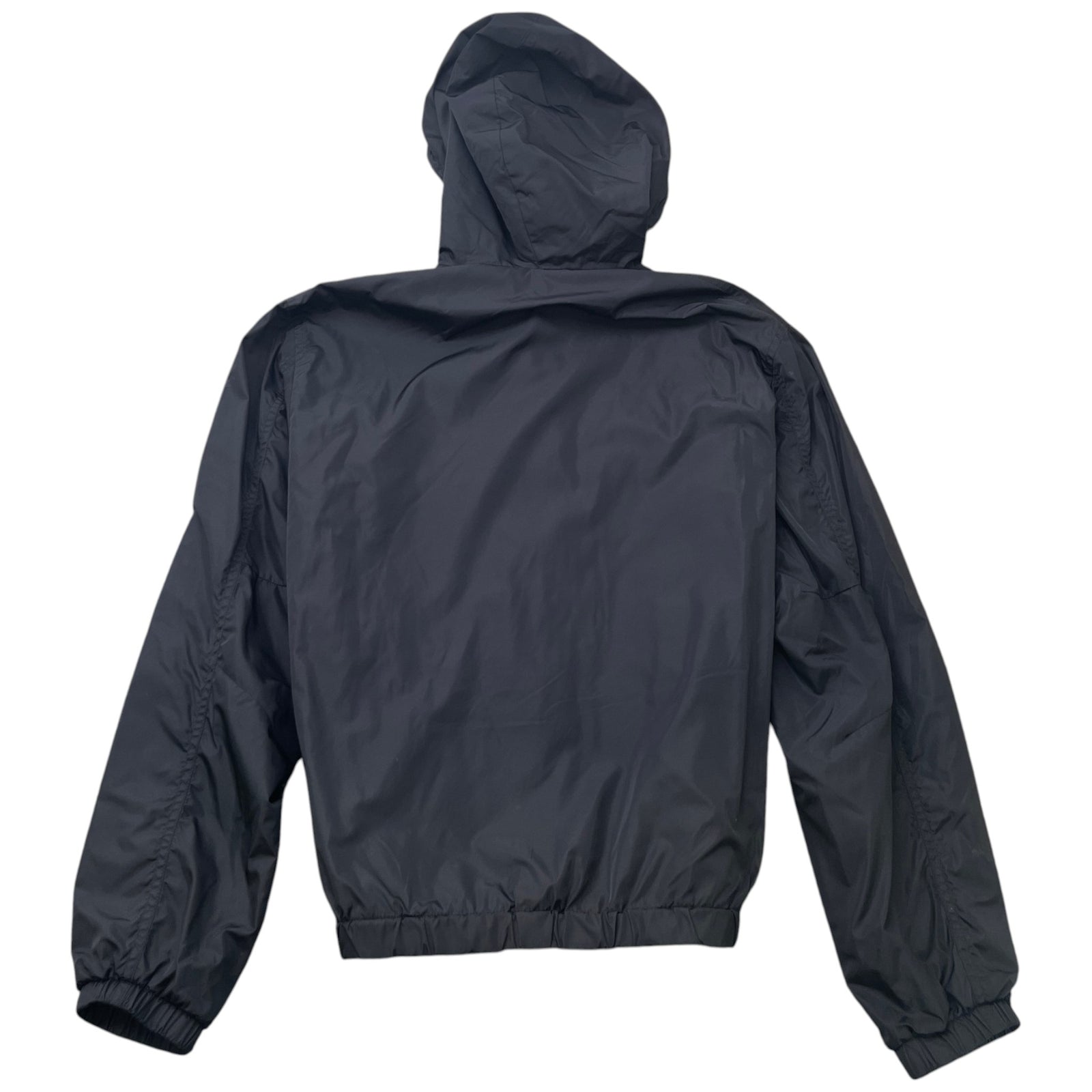 Men's Logo Print Windbreaker Black Size M - Photo 2