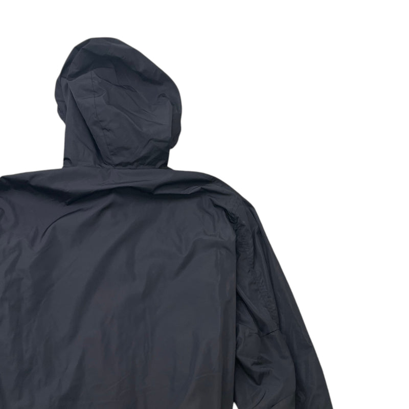 Men's Logo Print Windbreaker Black Size M