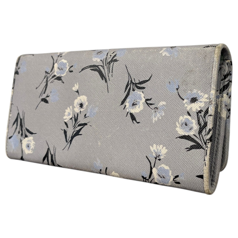Women's Floral Print Purse Grey