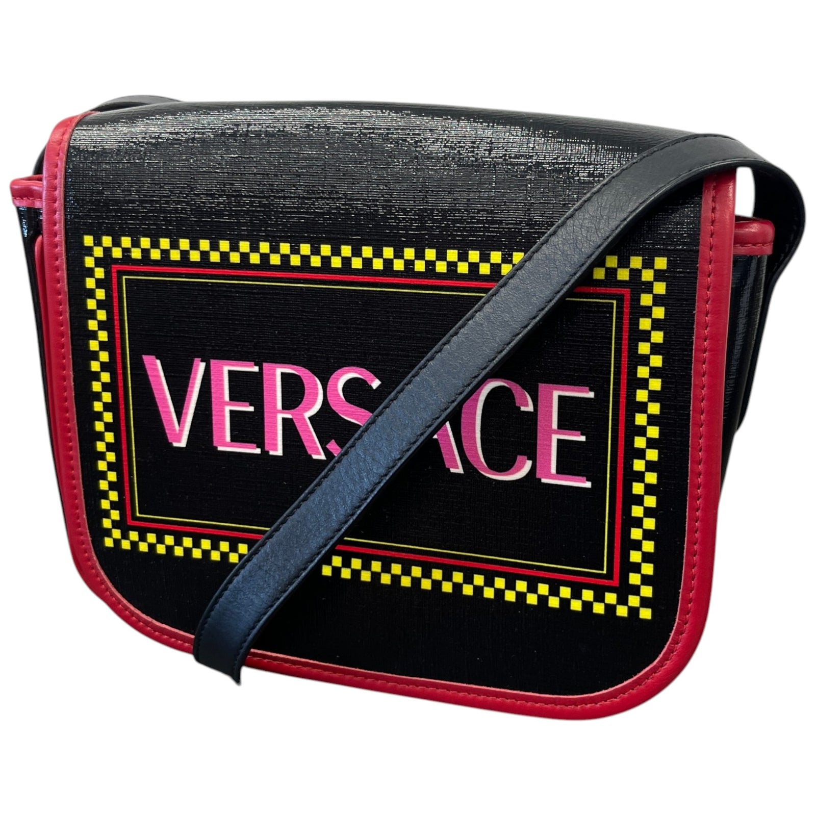 Women's 90s Vintage Logo Crossbody Bag Black - Photo 5