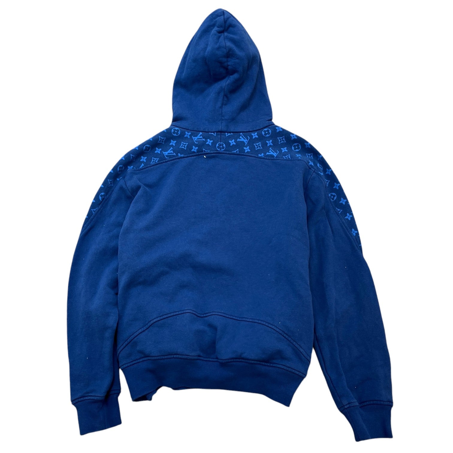 Men's Monogram Hoodie Blue Size S - Photo 2