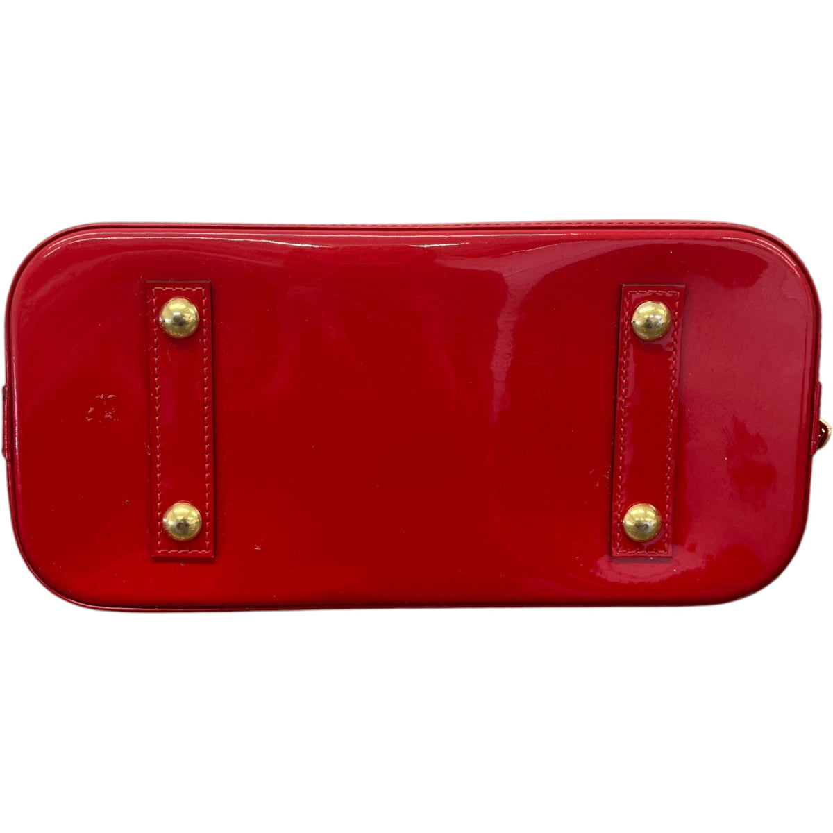 Women's Vernis Leather Alma PM Handbag Red - Photo 10