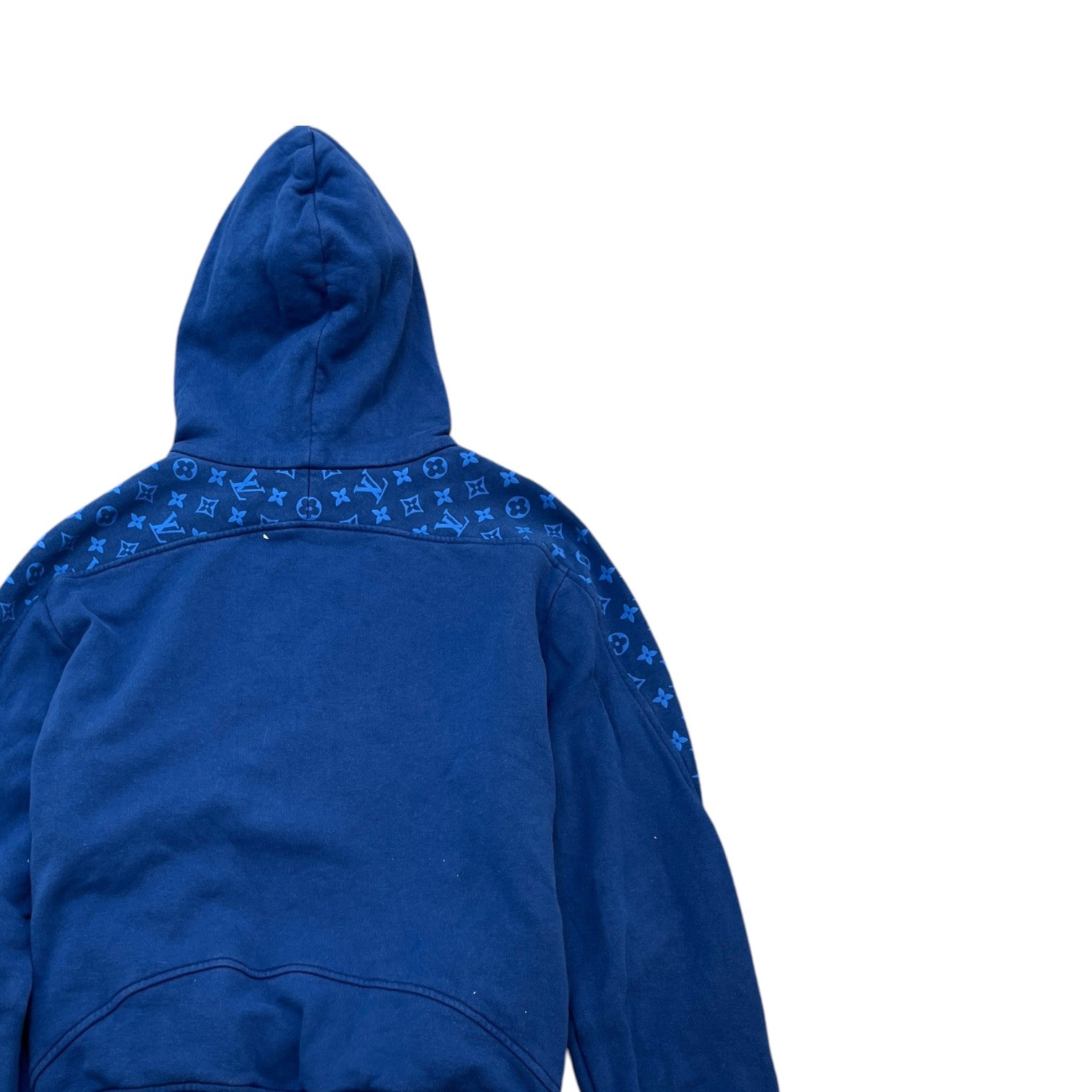 Men's Monogram Hoodie Blue Size S - Photo 4