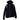Men's Panel Check Zip Up Hoodie Black Size S