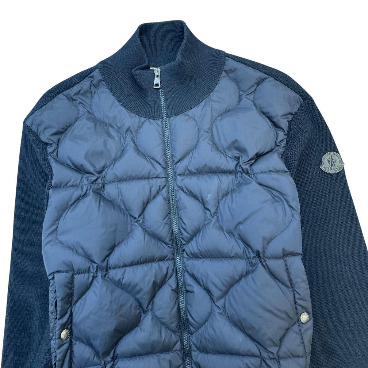 Men's Maglione Tricot Jacket Navy Size 3 / L - Photo 4