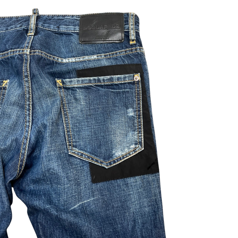 Men's Patchwork Jeans Navy Size IT 44 / UK 28