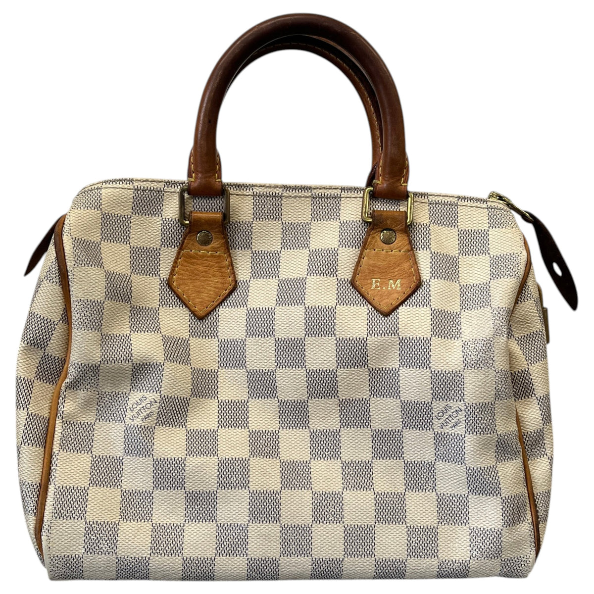 Women's Damier Azur Speedy 25 Handbag White - Photo 1