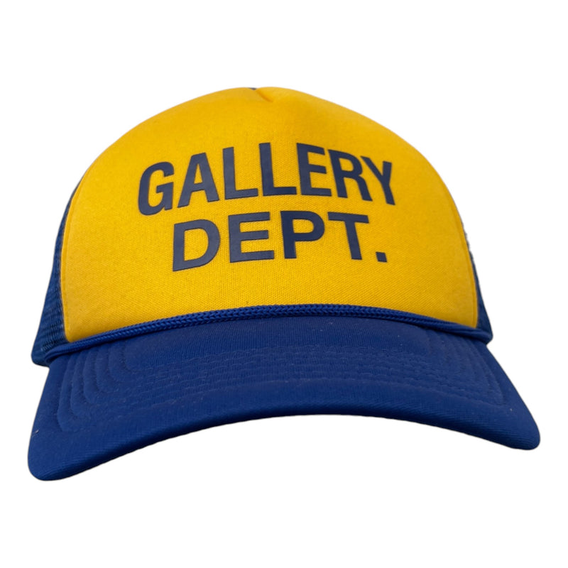 Men's Logo Trucker Hat Yellow