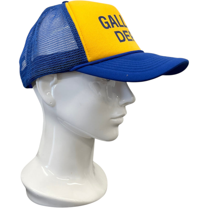 Men's Logo Trucker Hat Yellow