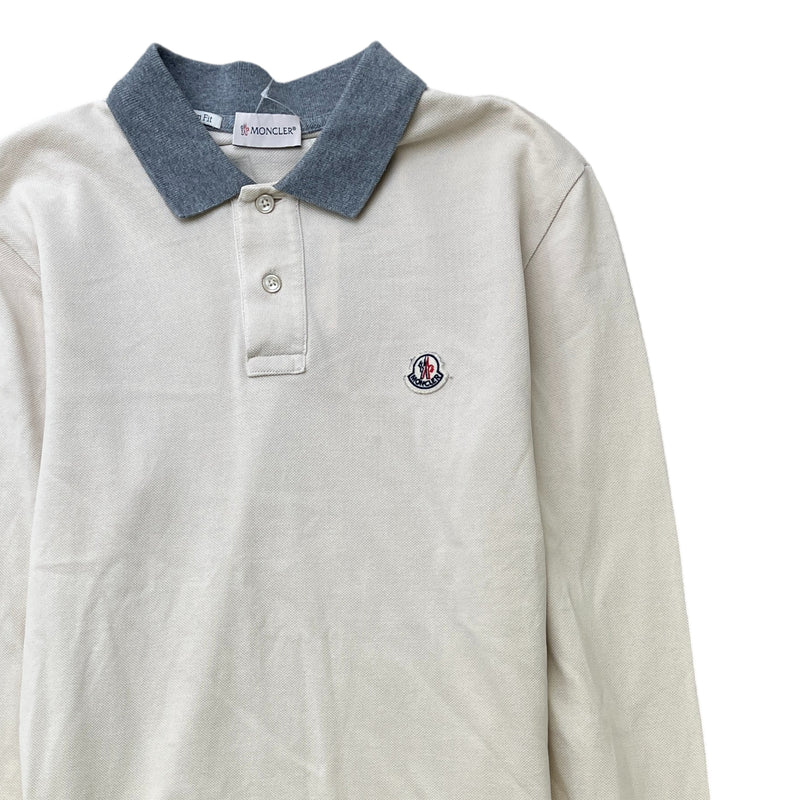 Men's Maglia Polo Shirt Beige Size S