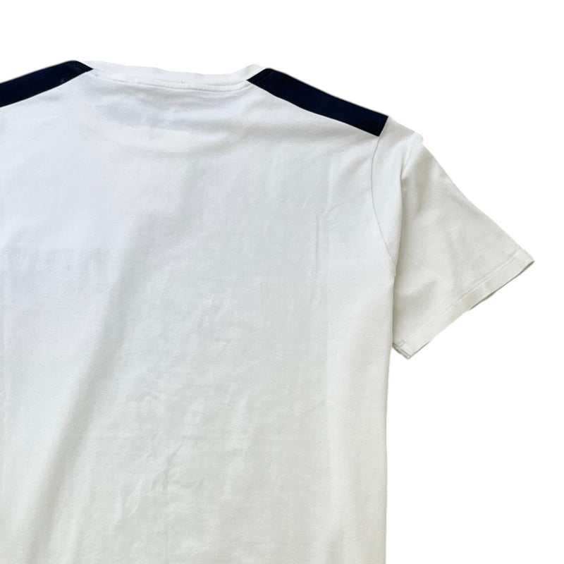 Men's Linear Rosa T-Shirt White Size L