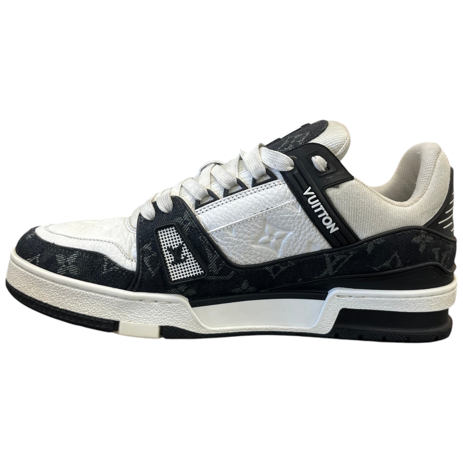 Men's LV Low Trainers Black Size UK 6.5 / EU 40.5 - Photo 2