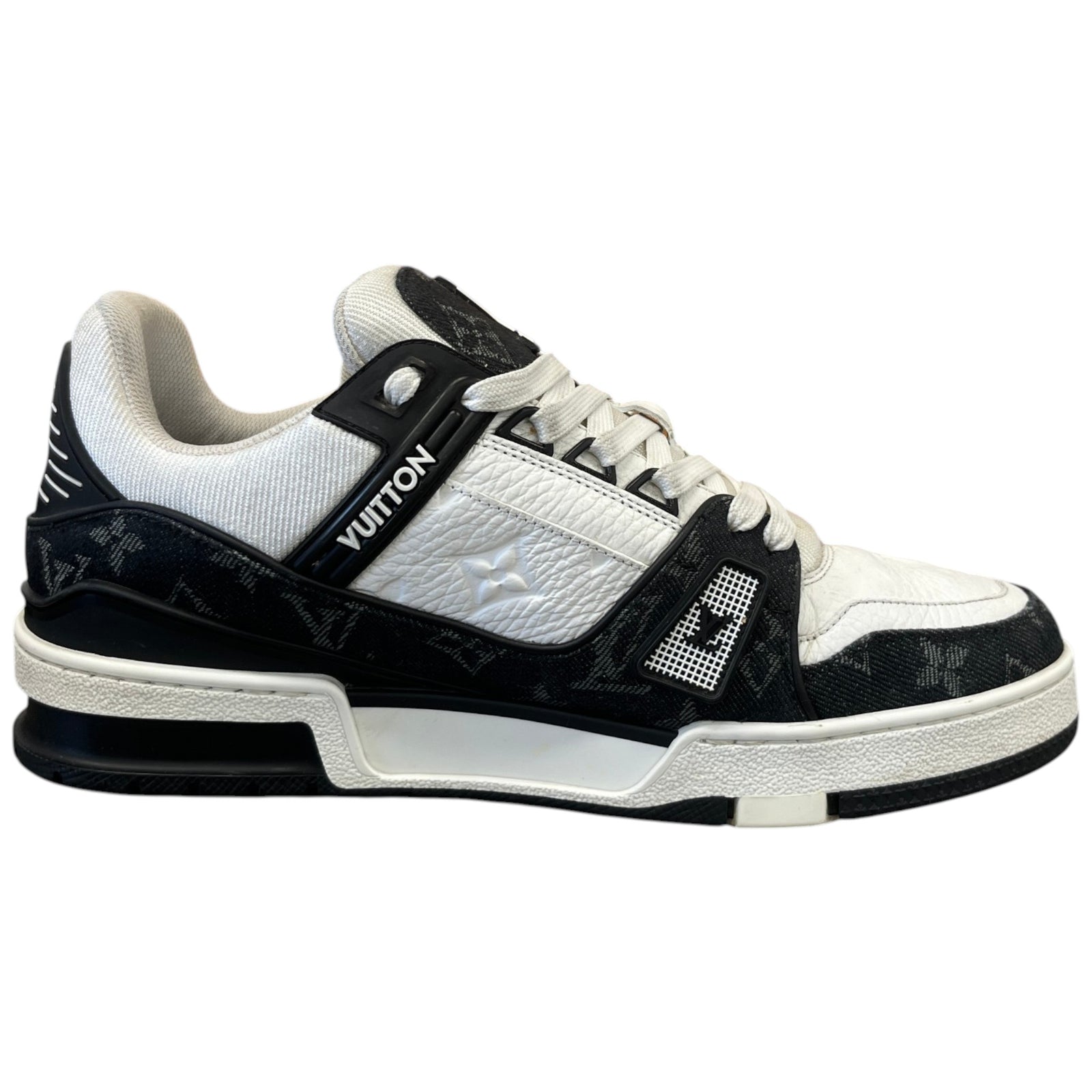 Men's LV Low Trainers Black Size UK 6.5 / EU 40.5 - Photo 4