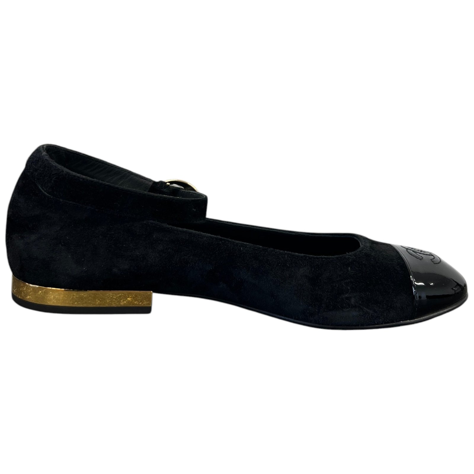Women's Cc Logo Cap Toe Mules Black Size EU 38 / UK 5 - Photo 4