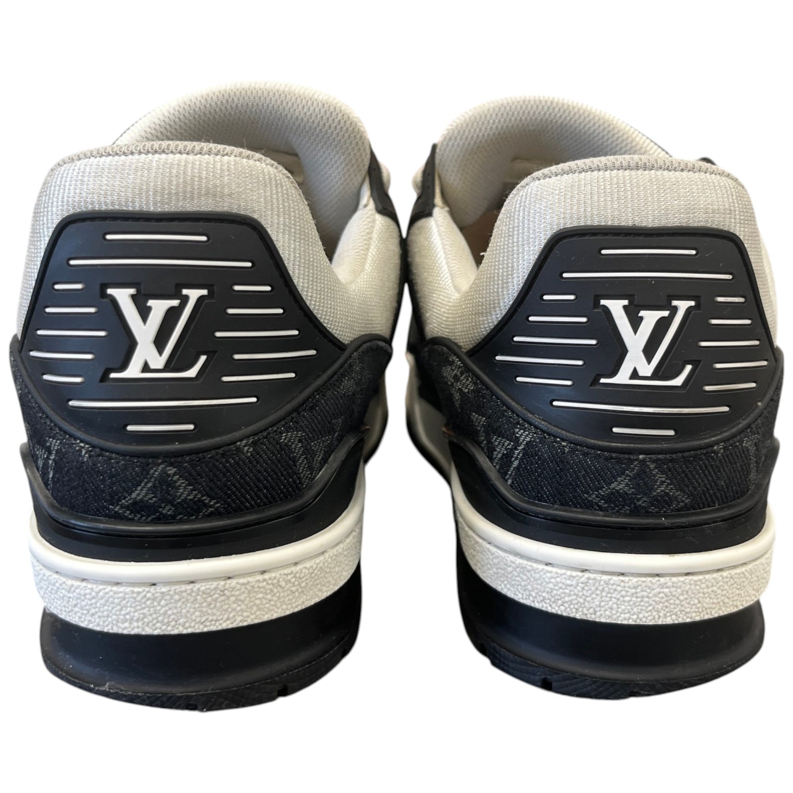 Men's LV Low Trainers Black Size UK 6.5 / EU 40.5 - Photo 7