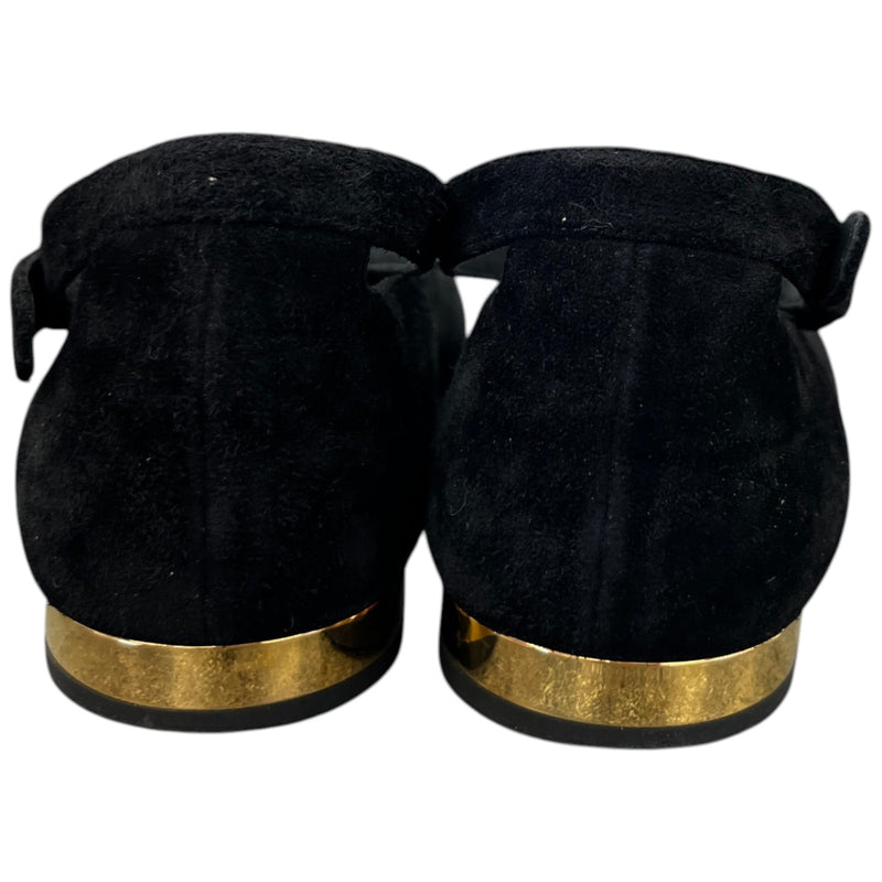 Women's Cc Logo Cap Toe Mules Black Size EU 38 / UK 5