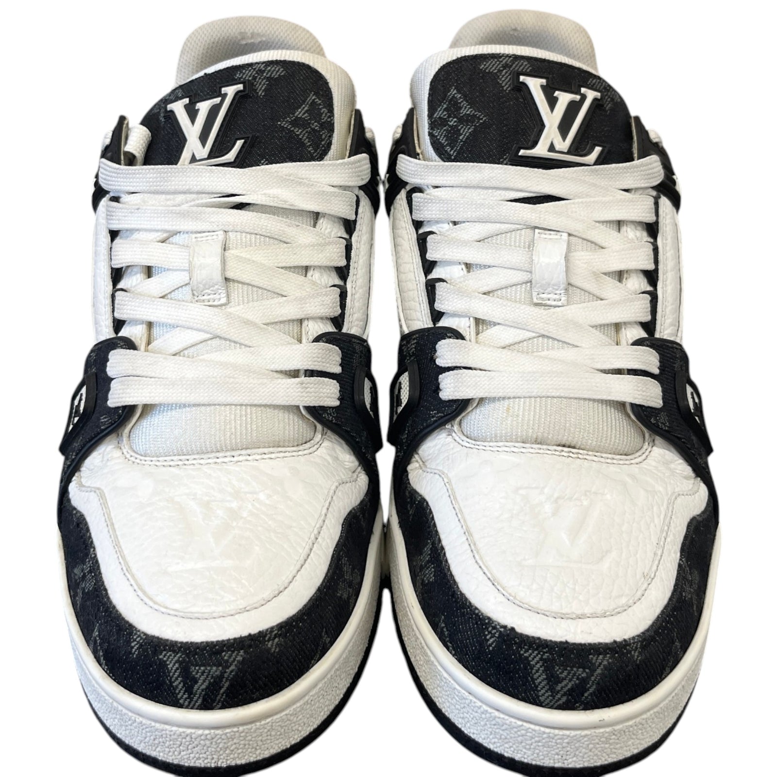 Men's LV Low Trainers Black Size UK 6.5 / EU 40.5 - Photo 6