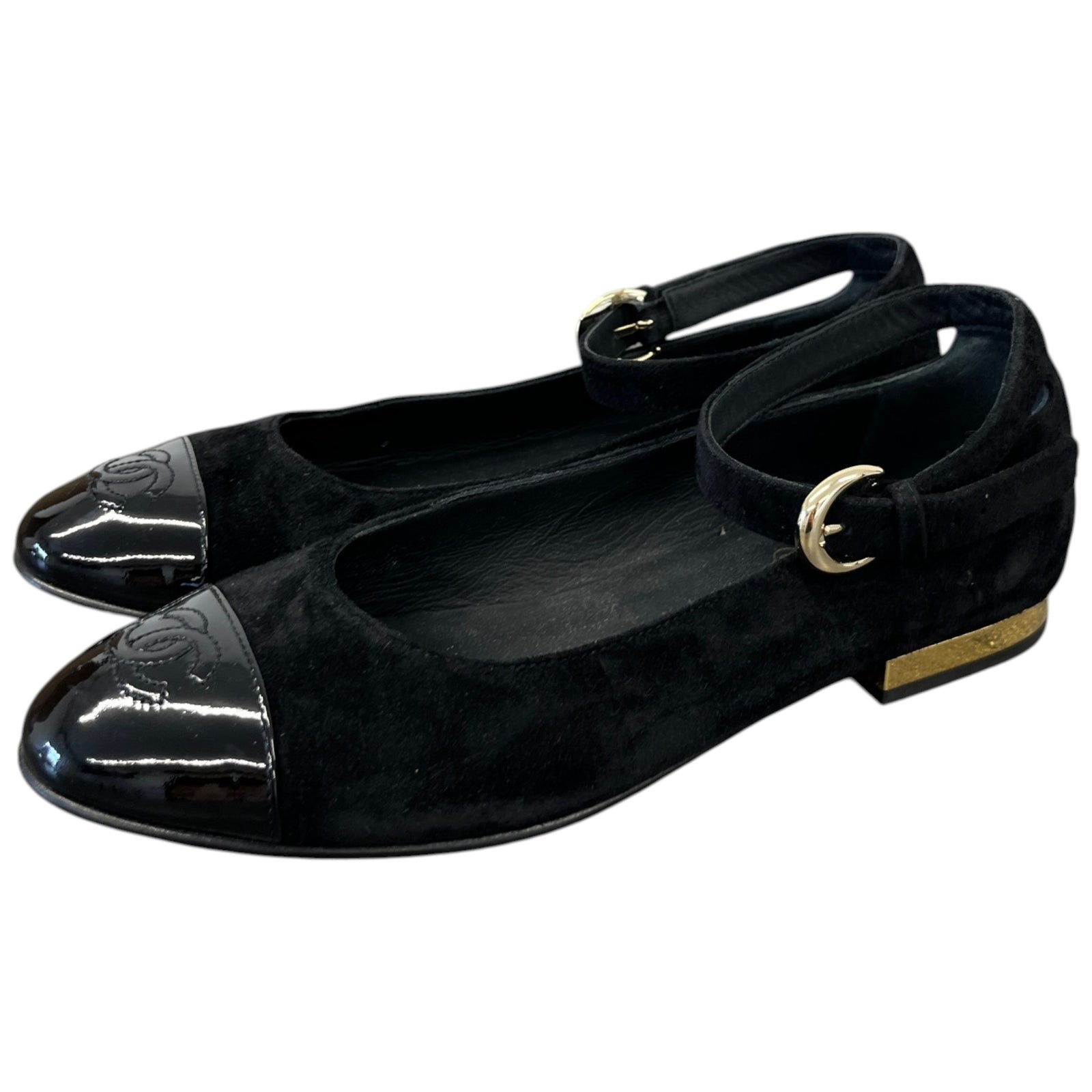 Women's Cc Logo Cap Toe Mules Black Size EU 38 / UK 5 - Photo 9