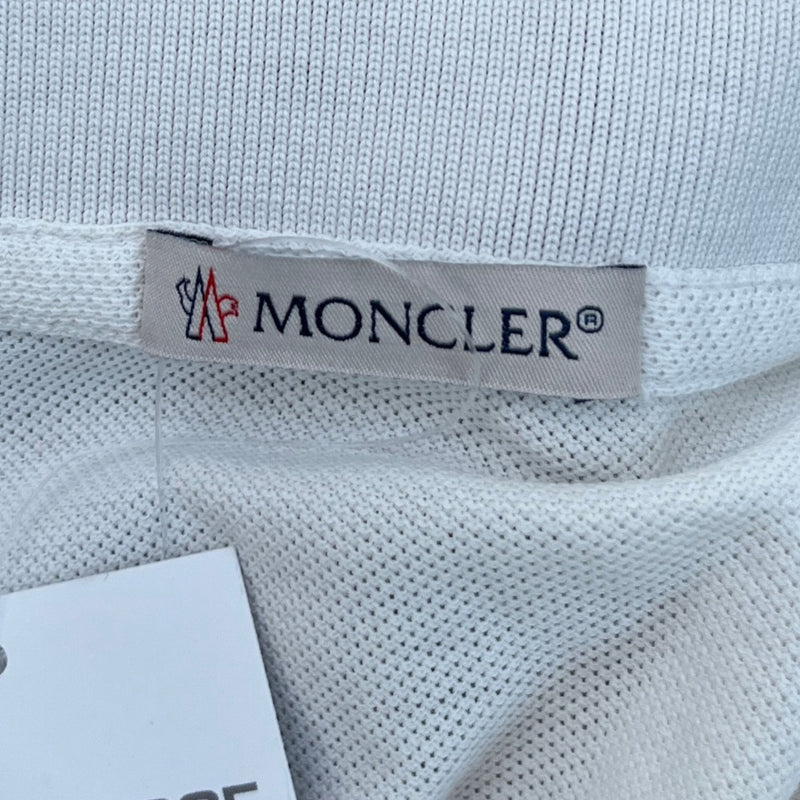 Moncler Men's Maglia Polo Shirt White Size M
