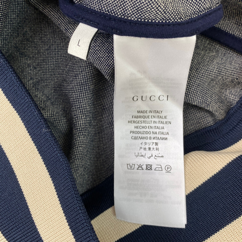 Men's GG Supreme Web Track Jacket Navy Size L