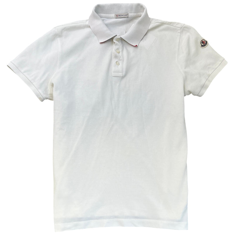 Moncler Men's Maglia Polo Shirt White Size M