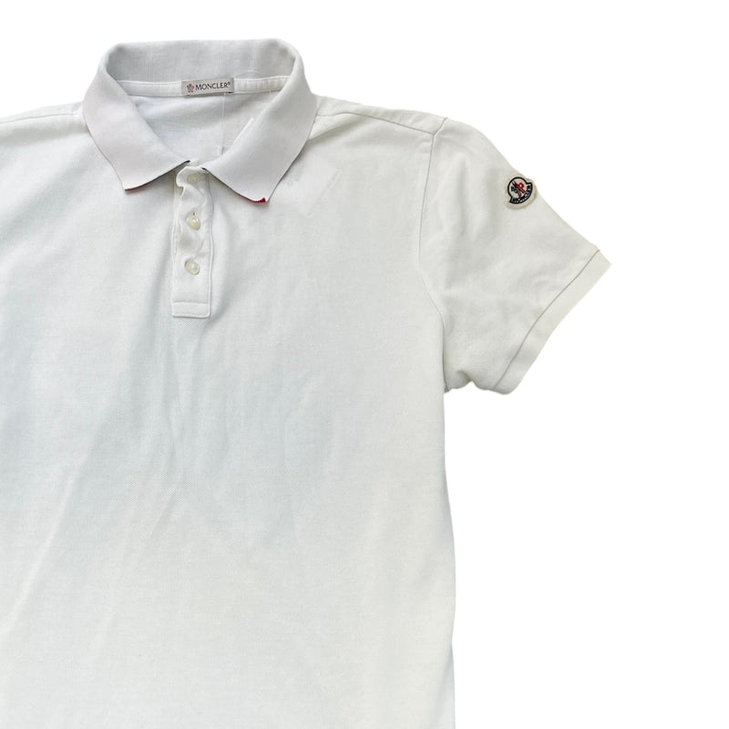 Moncler Men's Maglia Polo Shirt White Size M