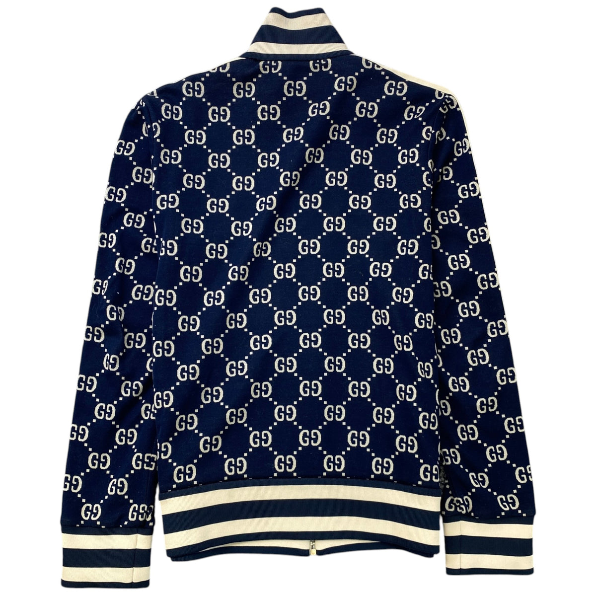 Men's GG Supreme Web Track Jacket Navy Size L - Photo 2