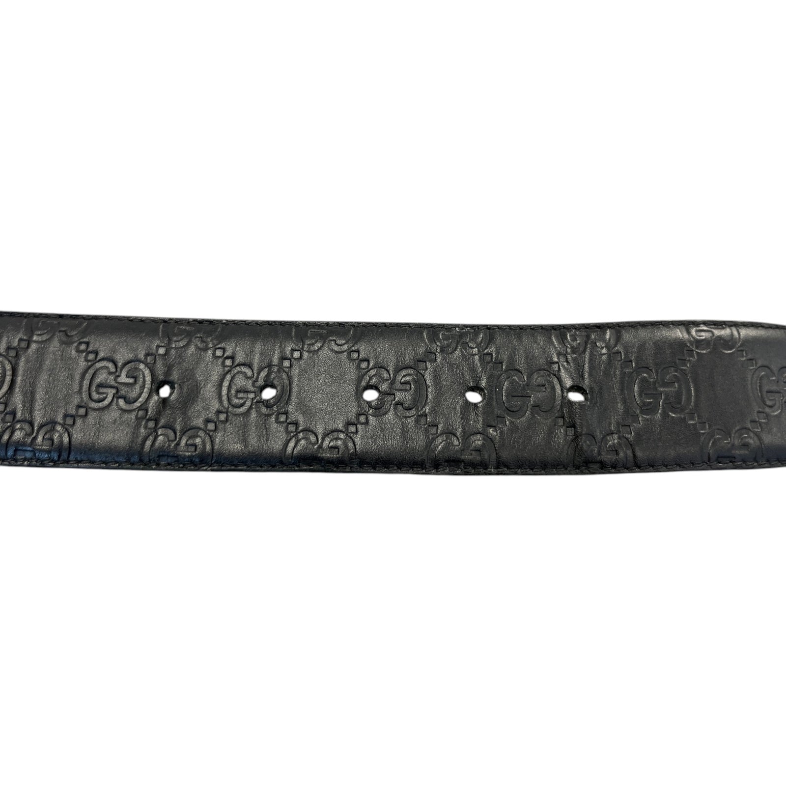 Men's Interlocking G Belt Black Size 36" - Photo 6