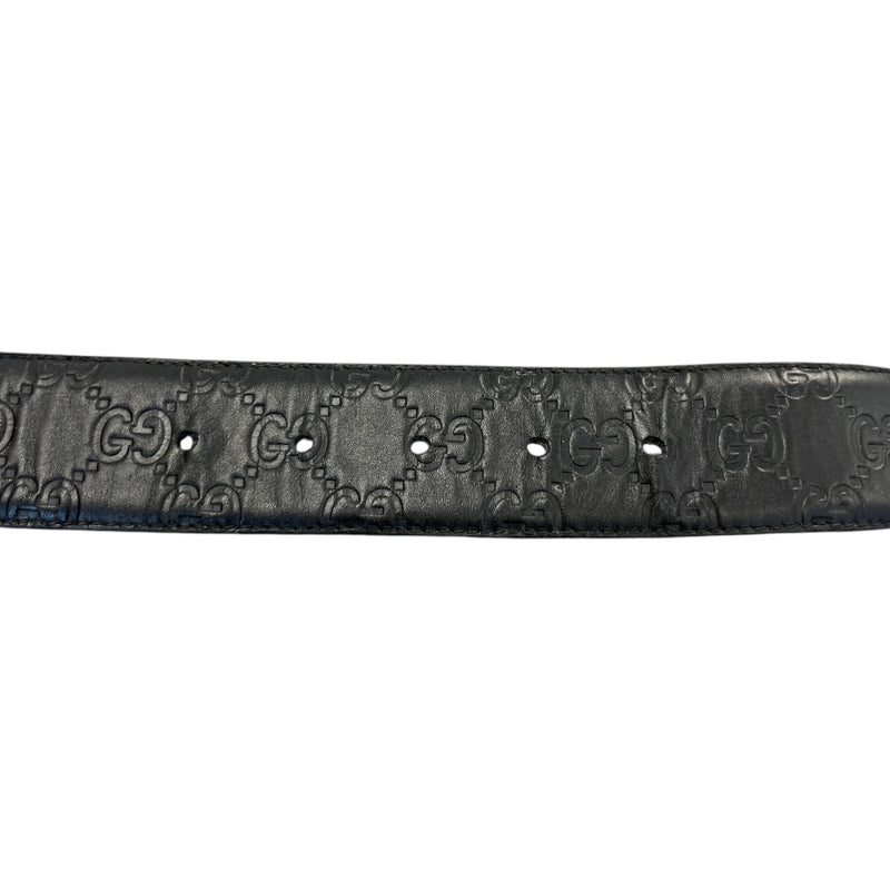 Men's Interlocking G Belt Black Size 36"