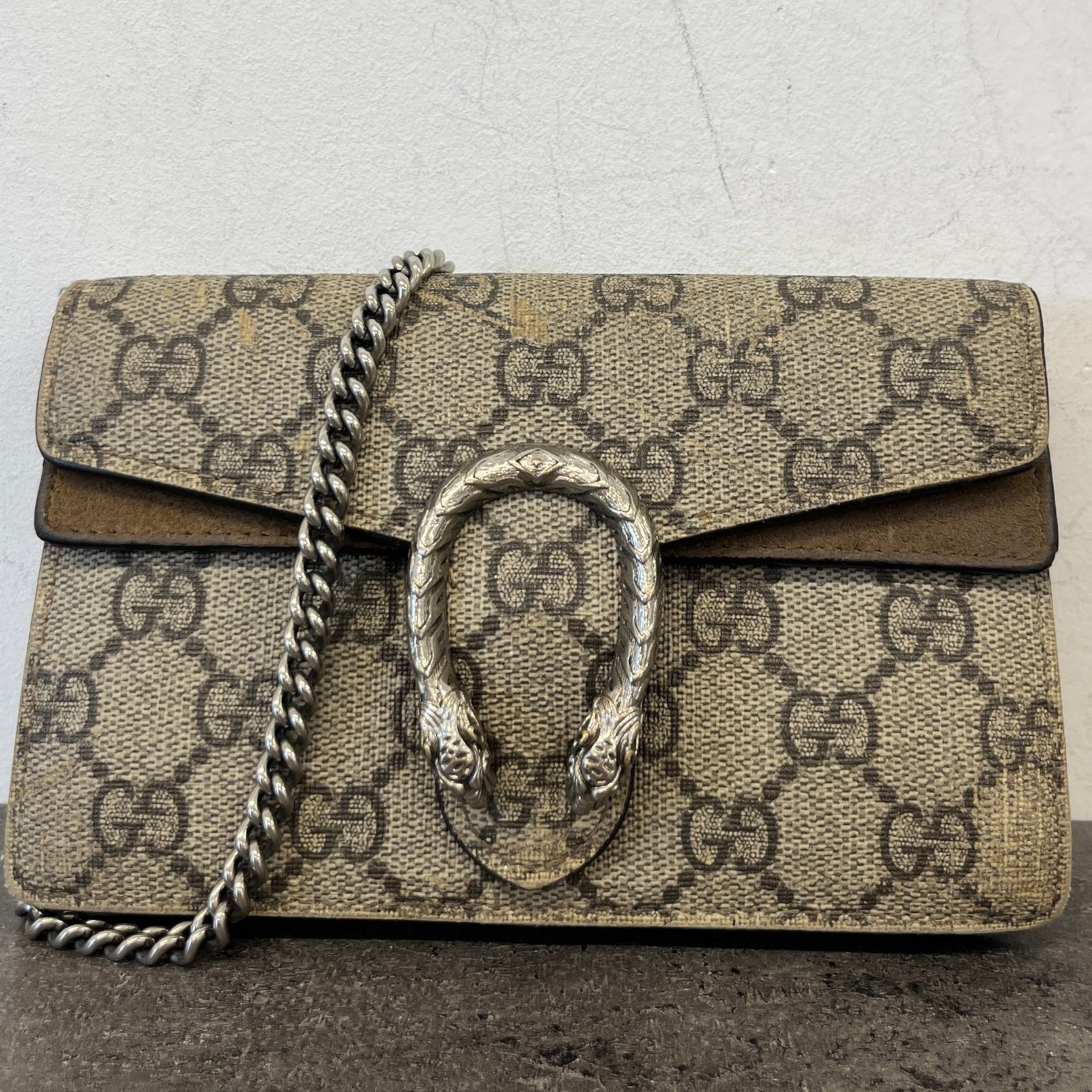 Women's Dionysus Super Mini Bag Beige - Photo 12