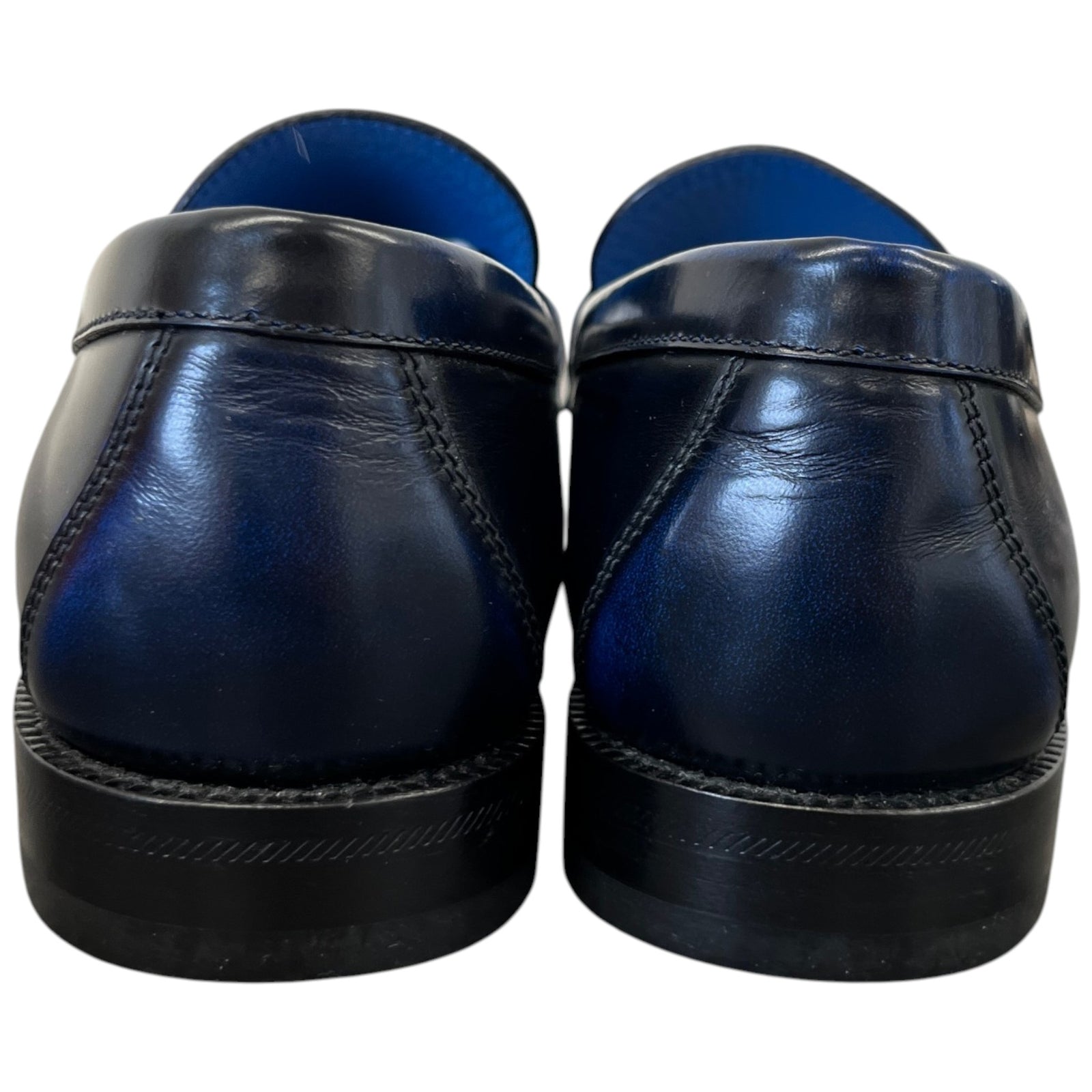Men's Lv Buckle Major Loafers Navy Size EU 39 / UK 5 - Photo 7