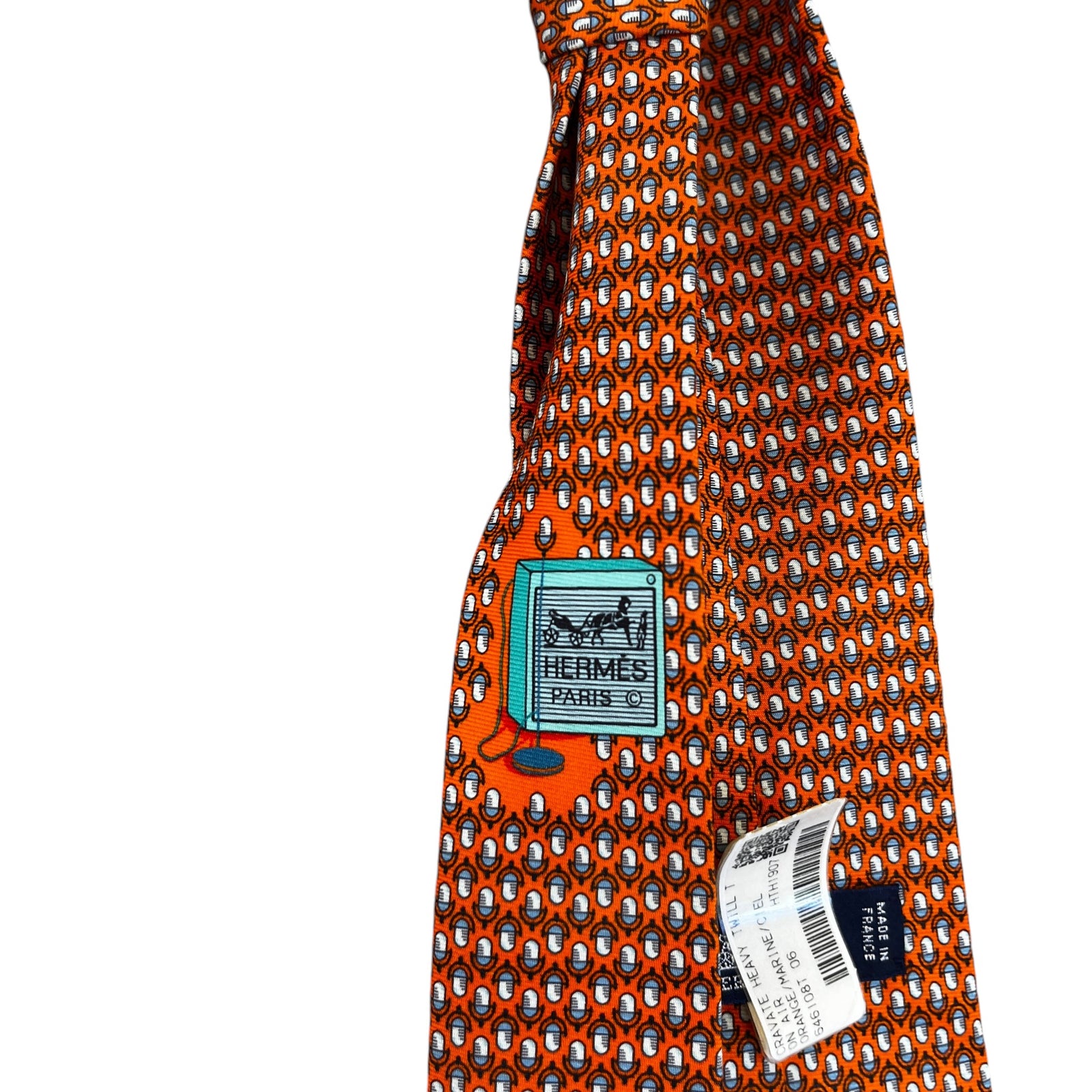 Men's Cravate Heavy Tie Orange - Photo 5