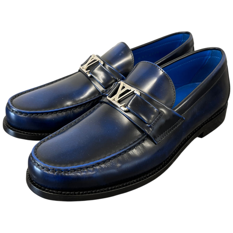 Men's Lv Buckle Major Loafers Navy Size EU 39 / UK 5