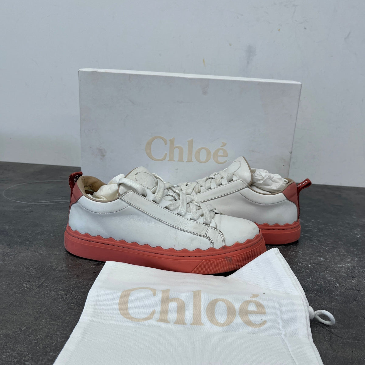 Women's Lauren Low Trainers White Size UK 6 / EU 39 - Photo 12