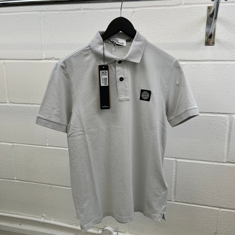 Men's Compass Logo Polo Shirt Grey Size M