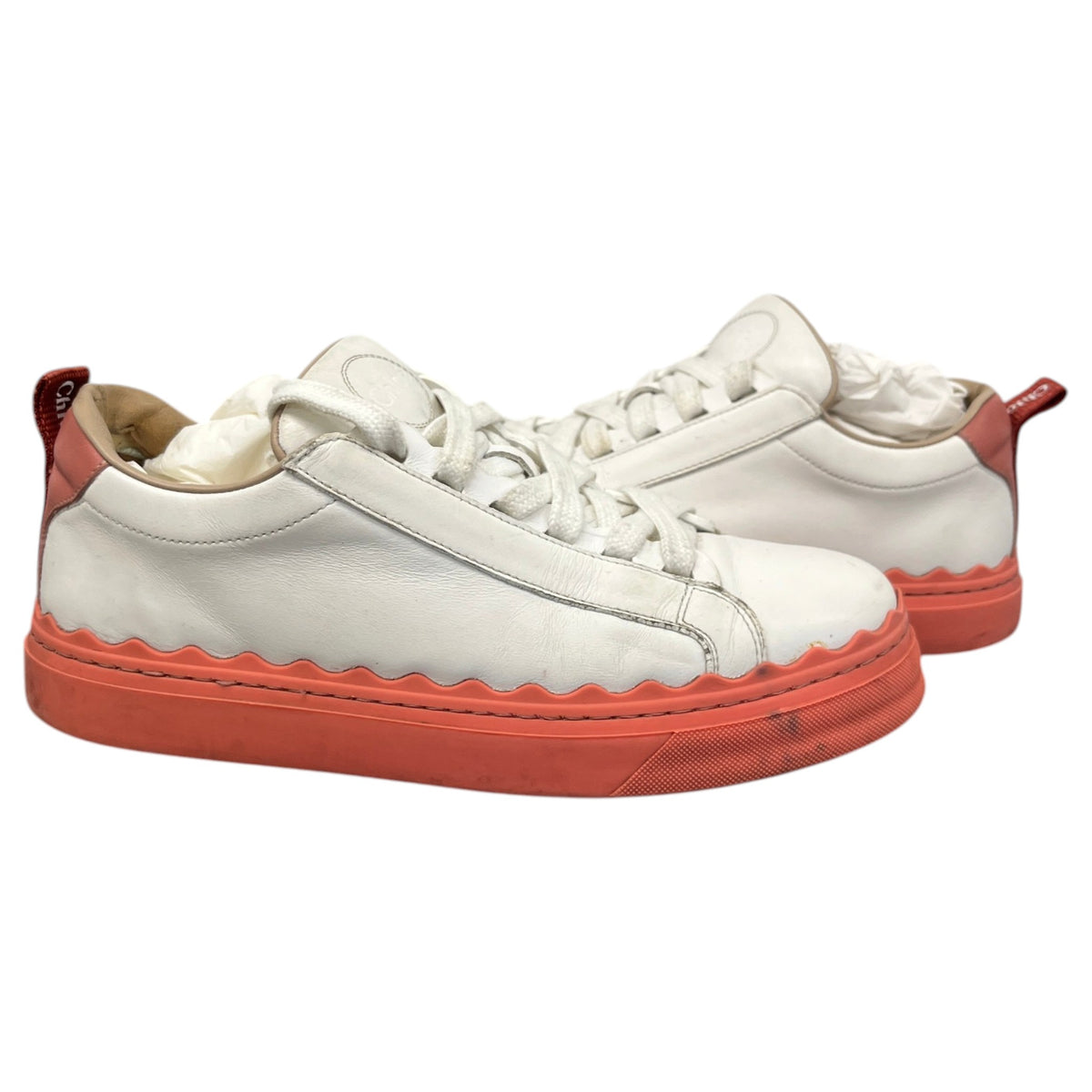 Women's Lauren Low Trainers White Size UK 6 / EU 39 - Photo 3