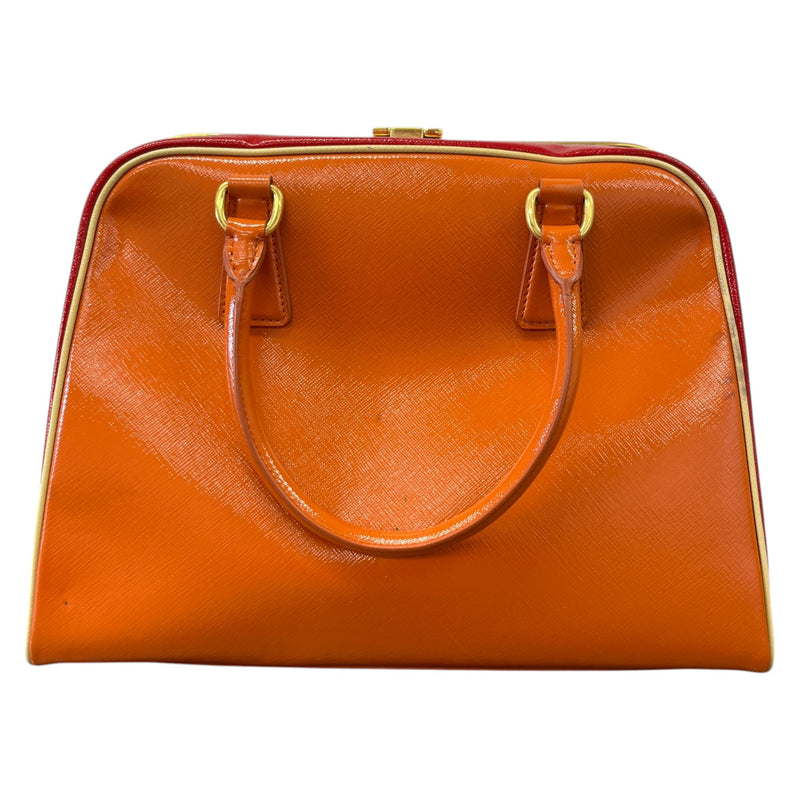 Women's Pyramid Frame Handbag Orange