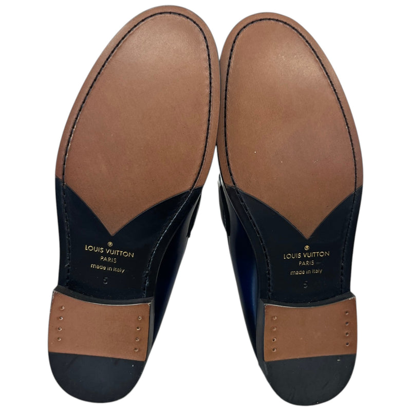 Men's Lv Buckle Major Loafers Navy Size EU 39 / UK 5