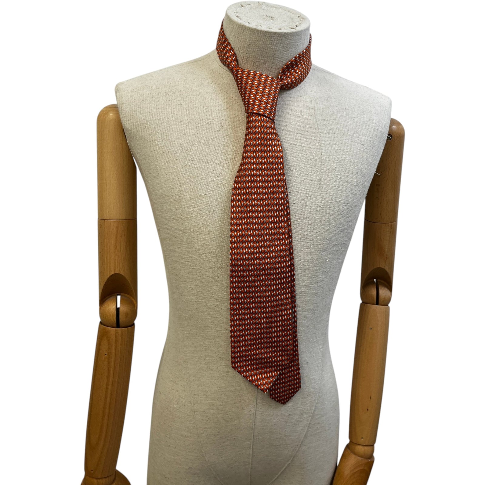 Men's Cravate Heavy Tie Orange - Photo 2