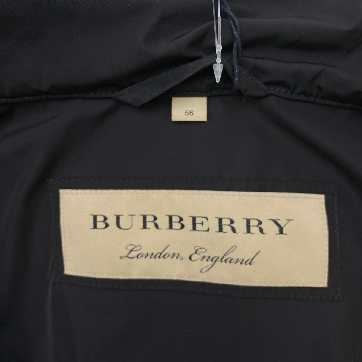 Men's Logo Patch Windbreaker Black Size 3XL - Photo 6