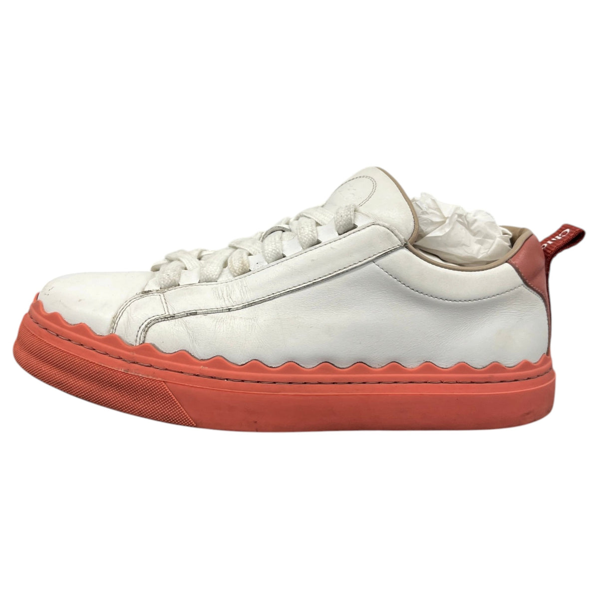 Women's Lauren Low Trainers White Size UK 6 / EU 39 - Photo 5