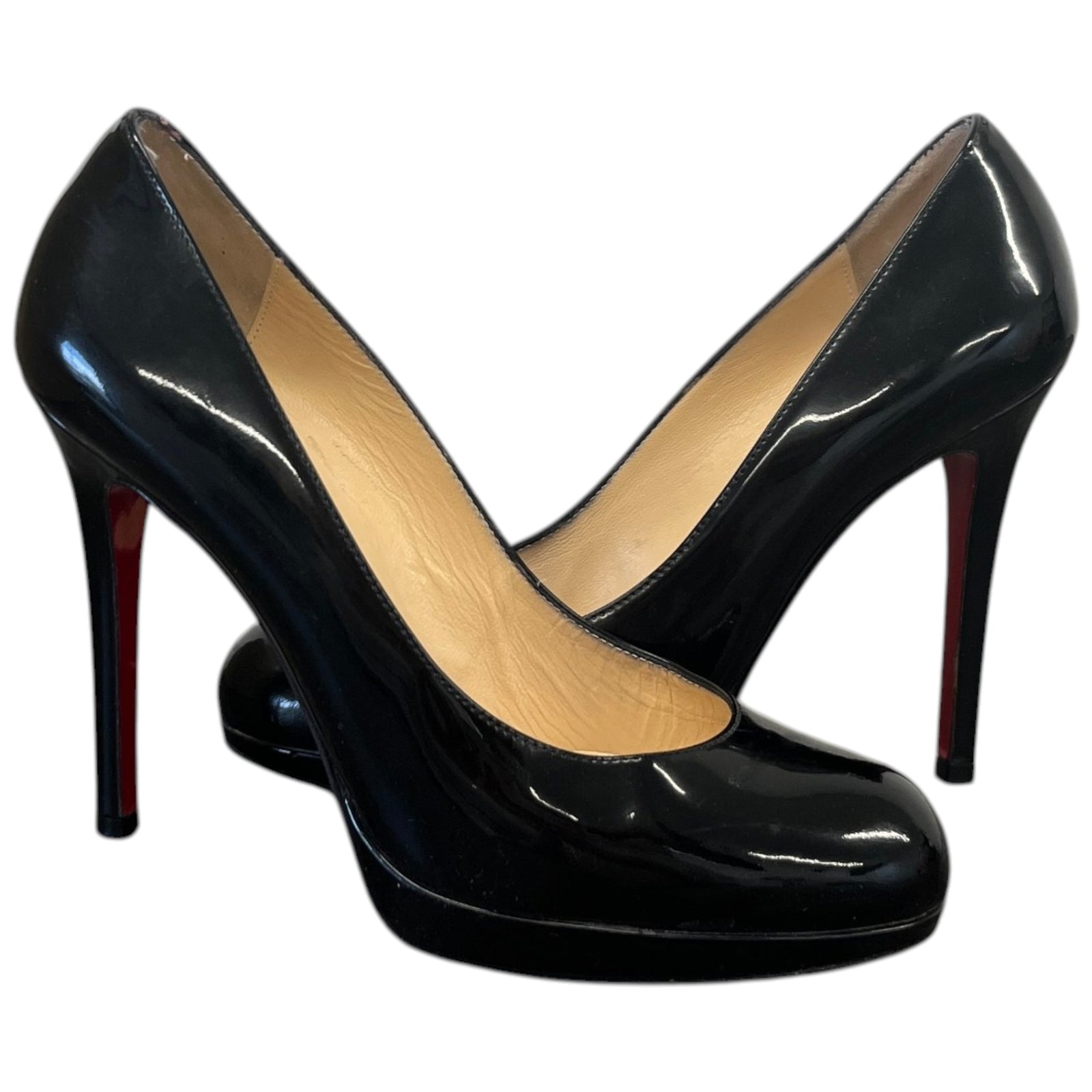Women's Simple Pump Heels Black Size UK 2 / EU 35 - Photo 3