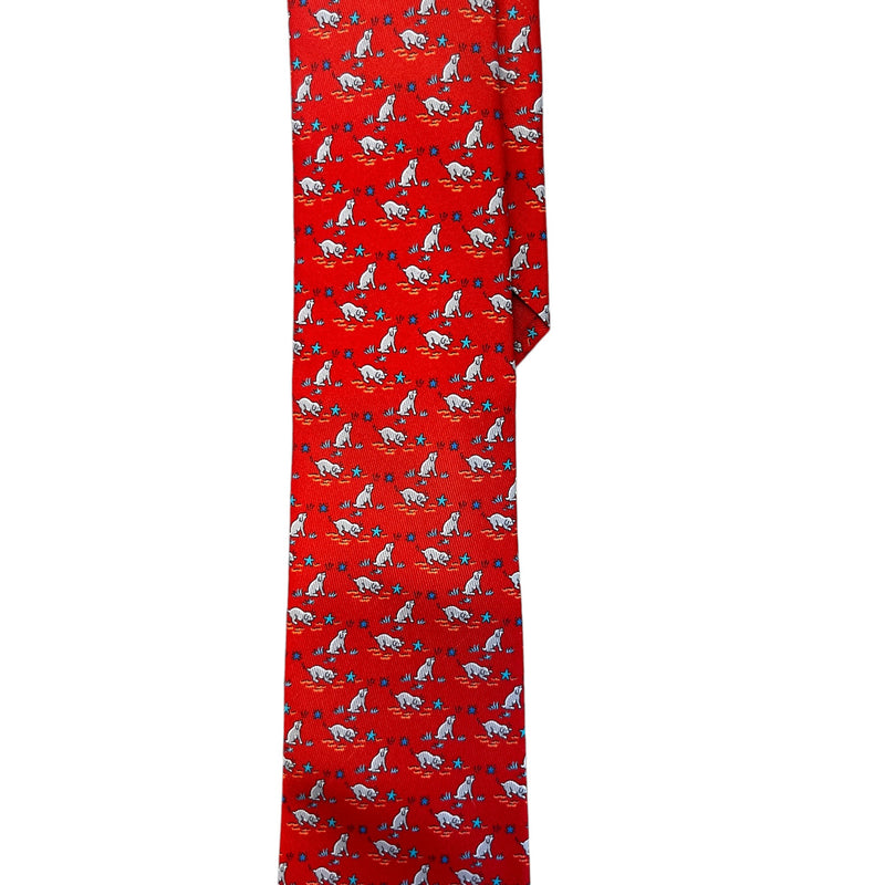 Men's Puppy Dream Tie Red