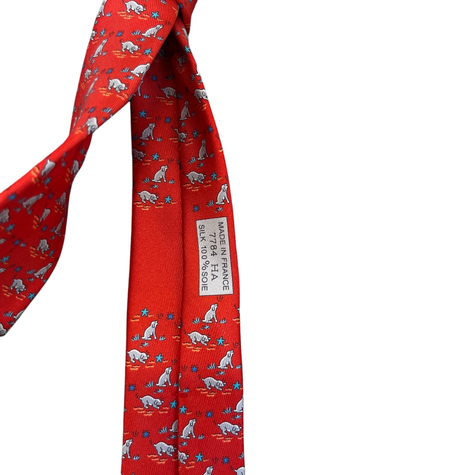 Men's Puppy Dream Tie Red - Photo 5