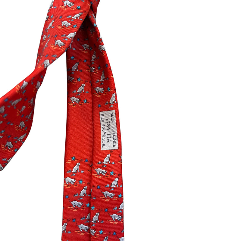 Men's Puppy Dream Tie Red
