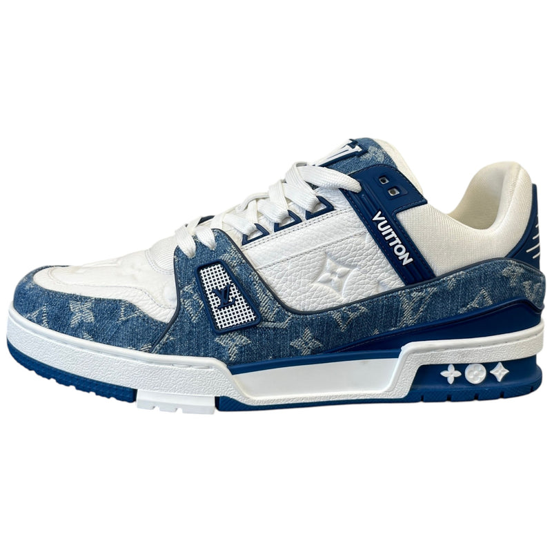 Men's Lv Denim Low Trainers Blue Size EU 41 / UK 7