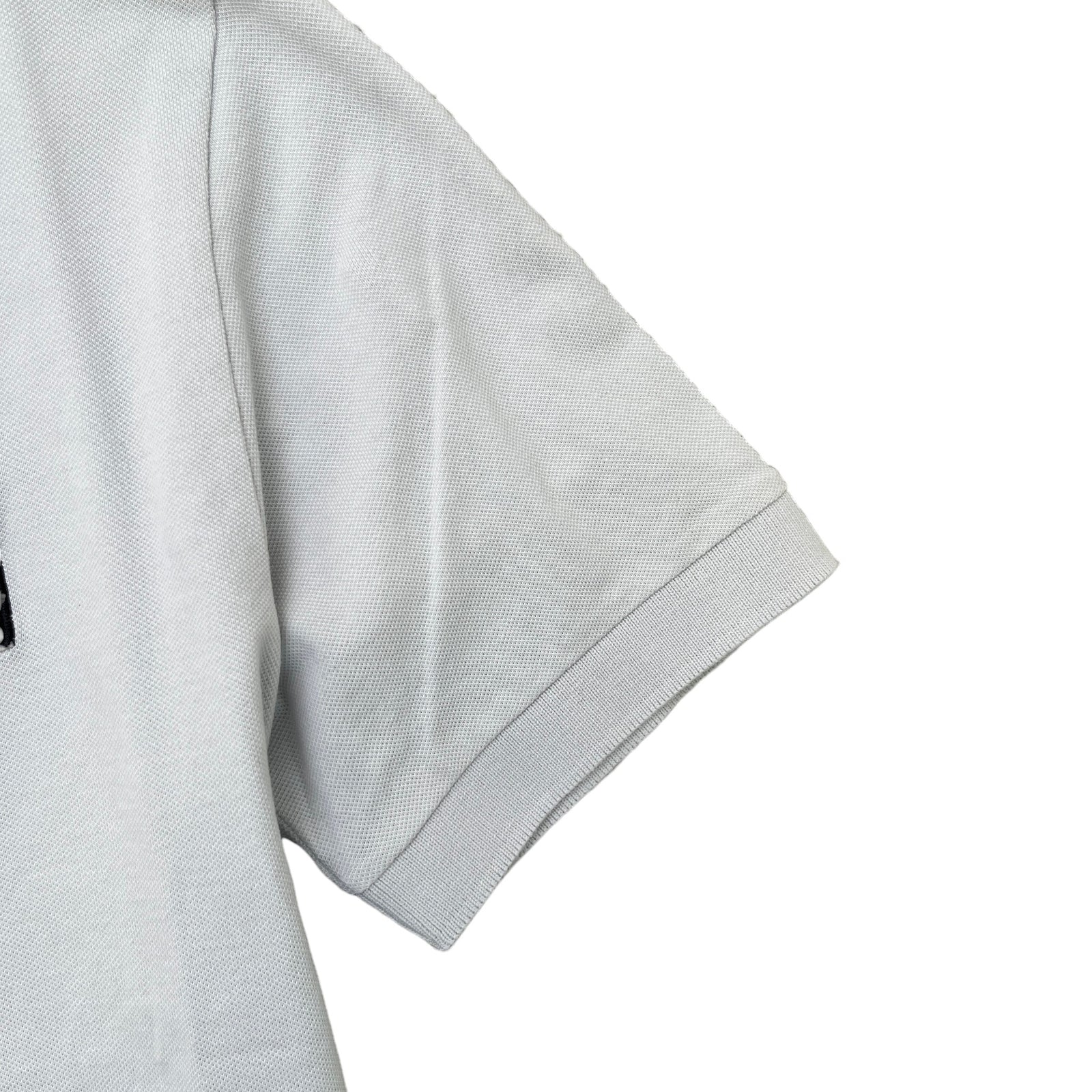 Men's Compass Logo Polo Shirt Grey Size M - Photo 8