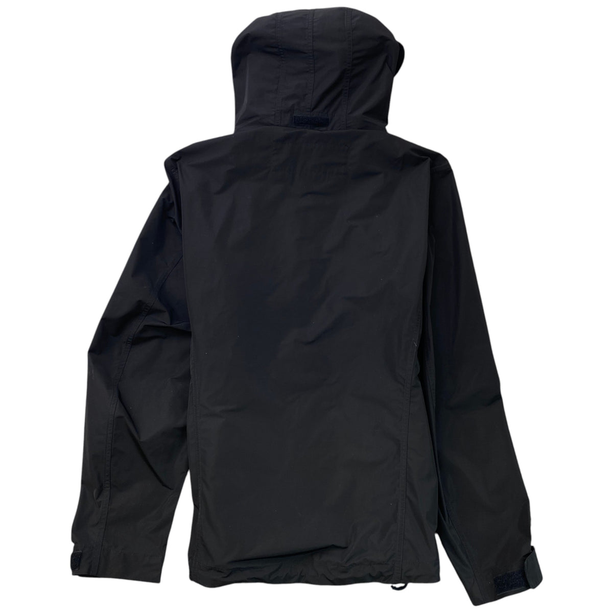Men's Logo Patch Windbreaker Black Size 3XL - Photo 2