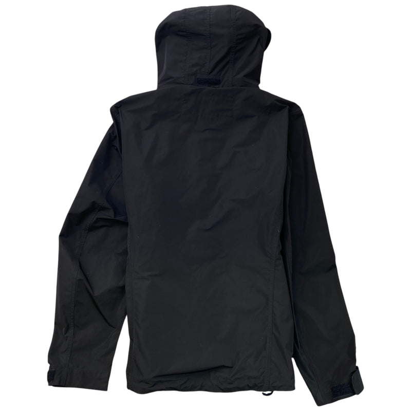 Men's Logo Patch Windbreaker Black Size 3XL